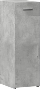 vidaXL Ντουλάπι Γκρι Σκυροδέματος 30x42,5x93 εκ. Επεξεργασμένο Ξύλο