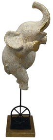 Διακοσμητικός Ελέφαντας FIG220 15,3x15,1x42,4cm Gold Espiel Πολυρεσίνη