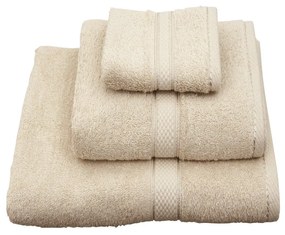 Πετσέτα Classic Μπεζ Viopros Σώματος 70x140cm 100% Βαμβάκι