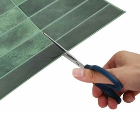 vidaXL Ορθογώνιο Πλακάκι 20 pcs Σκούρο Πράσινο 29 x 23 x 0,08 εκ