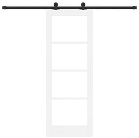 vidaXL Συρόμενη Πόρτα με Σετ Υλικών 'ORKDAL' Λευκή 73.5x198.5 εκ.