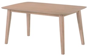 DOM Τραπέζι Τραπεζαρίας, Mdf Απόχρωση Oak 80x120x74cm