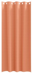 vidaXL Κουρτίνες με κουρτίνες 2 pcs Τερακότα 225x140εκ. Πολυεστέρας