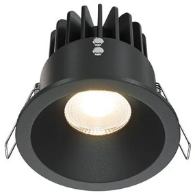 Χωνευτό Σποτ Οροφής LED 12W Zoom 3000K Μαύρο DL034-L12W3K-D-B MAYTONI-DL034-L12W3K-D-B-Μαύρο DL034-L12W3K-D-B