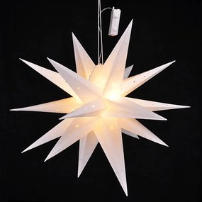 HI Χριστουγεννιάτικο Φανάρι σε Σχήμα Αστέρι LED 58 εκ.
