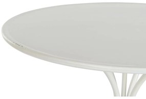 Βοηθητικό Τραπέζι DKD Home Decor 81 x 81 x 81,5 cm Μέταλλο Λευκό