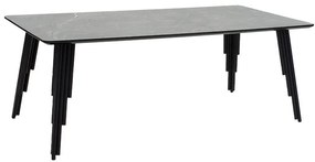 Τραπέζι σαλονιού Lifo MDF ανθρακί cement-μαύρο 120x60x45εκ 120x60x45 εκ.