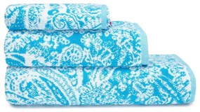Πετσέτα Noto Turquoise Bassetti Χεριών 40x60cm 100% Cotton