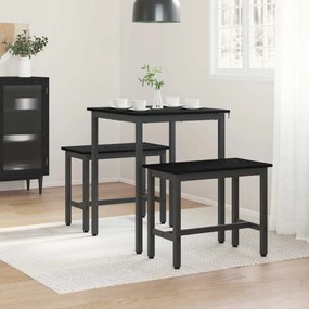 vidaXL Τραπεζαρίες 60 x 60 x 75 cm ΜΕΤΑΛΛΟ