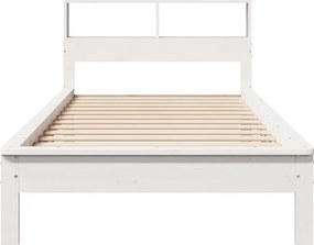 vidaXL Κρεβάτι Βιβλιοθήκη Χωρίς Στρώμα 100x200 εκ. Μασίφ Ξύλο Πεύκο