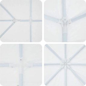 vidaXL Σκηνή Πάρτυ Λευκό 800 x 400 x 266 εκ Πολυαιθυλένιο