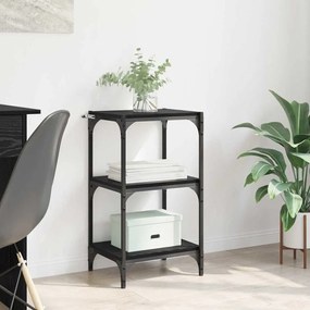 vidaXL Βιβλιοθήκη Μαύρη δρυς 40 x 33 x 71 εκ Επεξεργασμένο ξύλο