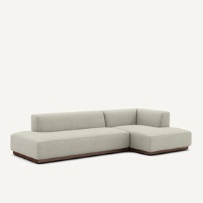 Γωνιακός καναπές δεξιός σε ύφασμα τουίντ, JACOPO