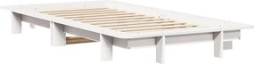 vidaXL Σκελετός Κρεβ. Χωρίς Στρώμα Λευκό 90x200 εκ Μασίφ Πεύκο