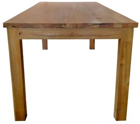 Τραπέζι Wooly teak ξύλο σε φυσική απόχρωση 220x90x75εκ