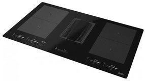 Franke Mythos 2Gether Glass FMY 839 HE Εστία με Απορροφητήρα Α+ 830x520mm Μαύρη