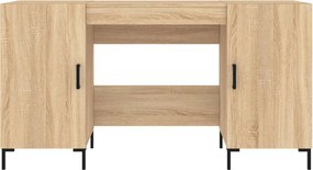 vidaXL Γραφείο Sonoma Δρυς 140 x 50 x 75 εκ. από Επεξεργασμένο Ξύλο