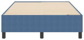vidaXL Κρεβάτι με ελατήριο Μπλε 120x200 εκ Κορντούρα