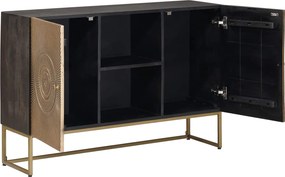 vidaXL Πλαϊνό γραφείο Ορείχαλκος 105 x 30 x 70 εκ