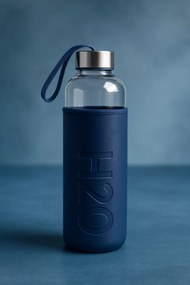 Glass Bottle F40125 Navy Blue