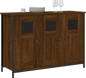 vidaXL Ραφιέρα Καφέ Δρυς 100x35x70 εκ. από Επεξεργασμένο Ξύλο