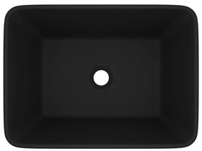 Νιπτήρας Πολυτελής Μαύρο Ματ 41 x 30 x 12 εκ. Κεραμικός - Μαύρο