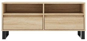 vidaXL Έπιπλο Τηλεόρασης Sonoma Δρυς 100 x 34,5 x 44,5 εκ. Επεξ. Ξύλο