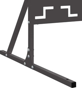 vidaXL Οθόνη Ιδιωτικότητας Μαύρο 100 x 50 x 180 εκ. Ατσάλι