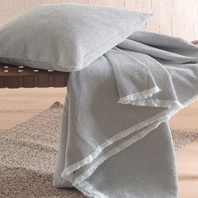 Ριχτάρι Raven Light Grey Ρυθμός Τριθέσιο 180x280cm Βαμβάκι-Πολυέστερ