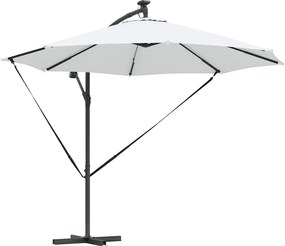 vidaXL Ομπρέλα ηλίου 294 x 294 x 248 cm Πολυεστέρας και Αλουμίνιο