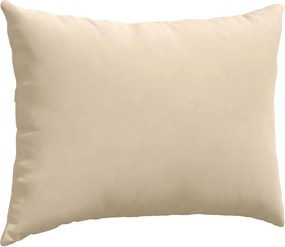 vidaXL Μαξιλάρι Καναπέ 2 pcs Κρεμ 70 x 50 cm ύφασμα