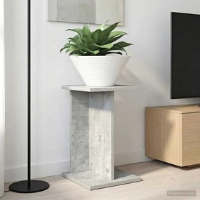vidaXL Βάση φυτών 2 pcs Σκυρόχρωμο Γκρι 25 x 25,5 x 40,5 εκ.