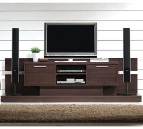 ANALOG Έπιπλο TV Απόχρωση Wenge  210x50x65cm [-Wenge-] [-MDF - Κόντρα Πλακέ - Καπλαμάς - Νοβοπάν-] Ε7380,1