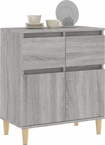 vidaXL Ντουλάπι Γκρι Sonoma 60x35x70 εκ. από Επεξεργασμένο Ξύλο