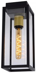 Φωτιστικό Οροφής Lucide 27105-01-30 LAURENS Μαύρο Ματ (Black Mat)|Διάφανο (Transparent)