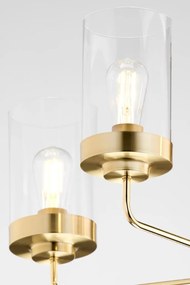 Κρεμαστό Πολύφωτο Ramirez Φ70cm 5xE27 Χρυσό