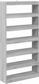 vidaXL Βιβλιοθήκη 6 επιπέδων 100 x 30 x 198 εκ. Επεξεργασμένο Ξύλο