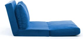 Διθέσιος Καναπές Κρεβάτι Μπλε DIVIR 68x120x62