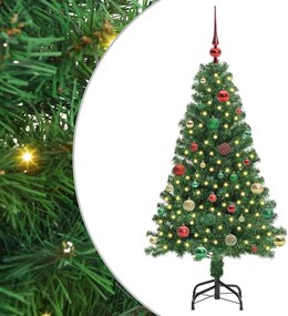 vidaXL Τεχνητό Χριστουγεννιάτικο Δέντρο με 150 LED Πράσινο 150 cm