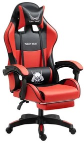 East Seat YT-727 Δερματίνης Μαύρο/Κόκκινο