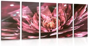5 μέρος εικόνα floral ψευδαίσθηση - 100x50