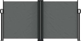 vidaXL Σκίαστρο Πλαϊνό Συρόμενο Ανθρακί 120 x 600 εκ.