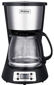 Καφετιέρα φίλτρου PRCM-40250 Digital Eco 1.5L 12φλ Μαύρη-Inox 400250 Primo 400250