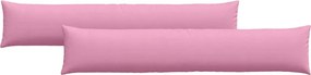 vidaXL Μαξιλάρι Καναπέ 2 pcs Ροζ 200 x 40 εκ. ύφασμα