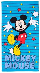 Πετσέτα Θαλάσσης Παιδική Mickey 23 Quick Dry Blue DimCol Θαλάσσης 70x140cm Microfiber
