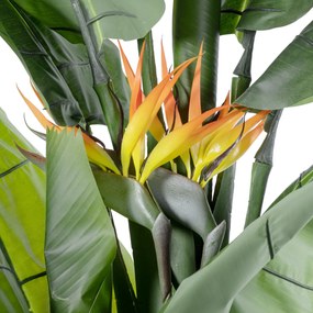 GloboStar® Artificial Garden BANANA STRELITZIA REGINAE 20381 Τεχνητό Διακοσμητικό Φυτό  Μπανανιά - Στρελίτσια - Πουλί του Παραδείσου Υ230cm