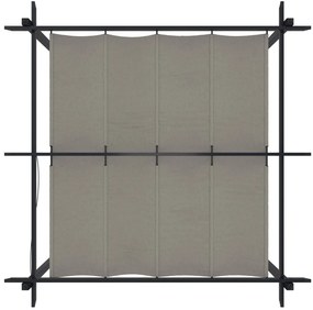 vidaXL Κιόσκι Κήπου με Πτυσσόμενη Οροφή Κρεμ 3 x 3 μ.