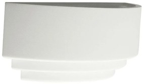 Φωτιστικό Τοίχου - Απλίκα G85541W G85541W 1XΕ27 32x11,3x13CM Tabs White Aca Decor Plaster