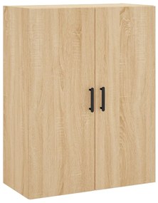 vidaXL Ντουλάπι Sonoma δρυς 69,5 x 34 x 180 εκ. από Επεξεργασμένο Ξύλο