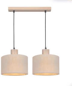 Φωτιστικό Κρεμαστο Aca TF20862PC CHIOS Μπεζ/Κρεμ (Beige/Creme)